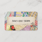 Crazy Patchwork Quilt Design Visitekaartje (Voorkant)