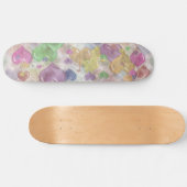 Crazy Pattern Rainbow Hearts Meisjes Skatedeck Persoonlijk Skateboard (Horizontaal)