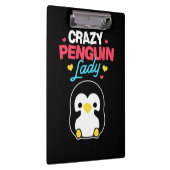 Crazy Penguin Lady Klembord (Rechts)
