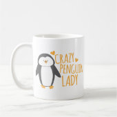 Crazy Penguin Lady Koffiemok (Links)