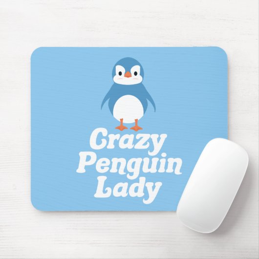 Crazy Penguin Lady Muismat (Met muis)