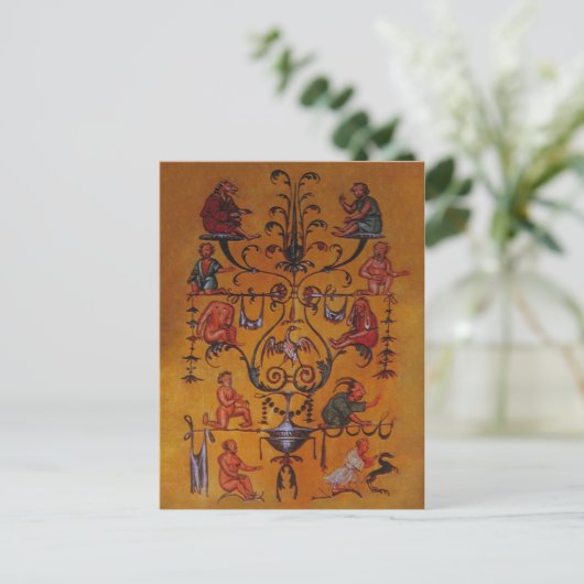 Crazy People ~ Briefkaart (Staand voorkant)