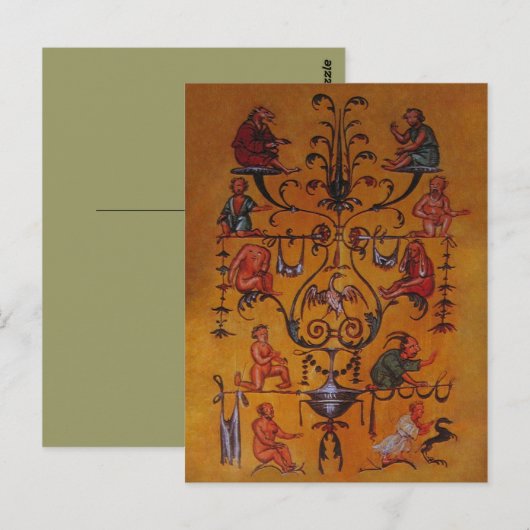 Crazy People ~ Briefkaart (Voorkant / Achterkant)