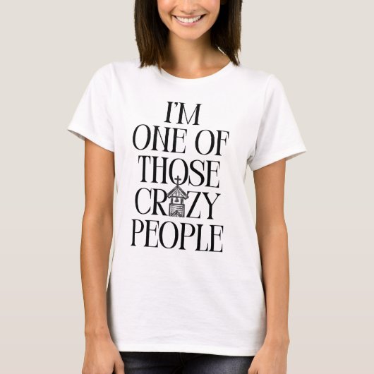 Crazy People T-shirt (Voorkant)