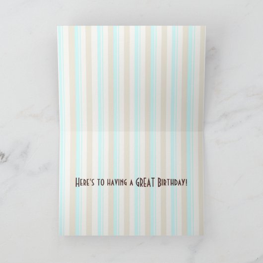 Crazy Pet Happy Birthday Sock Monkey Kaart (Binnen)