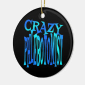 Crazy Phlebotomist Keramisch Ornament (Links)