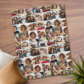 Crazy Photo Collage - tot 16 foto's Fleece Deken