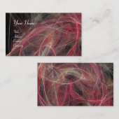 CRAZY PHOTON levendig zacht zwart paars roze Visitekaartje (Voorkant / Achterkant)