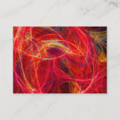 CRAZY PHOTON levendig zwart rood wit Visitekaartje (Achterkant)