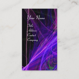 CRAZY PHOTON MONOGRAM blauw paars Visitekaartje