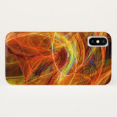 CRAZY PHOTON Oranje Roze gele fractale cirkels Case-Mate iPhone Case (Achterkant (horizontaal))