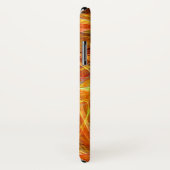 CRAZY PHOTON Oranje Roze gele fractale cirkels Case-Mate iPhone Case (Achterkant / rechts)