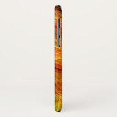 CRAZY PHOTON Oranje Roze gele fractale cirkels Case-Mate iPhone Case (Achterkant/links)