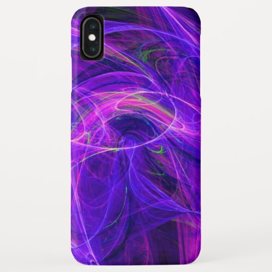 CRAZY PHOTON paars blauw Case-Mate iPhone Case (Achterkant)