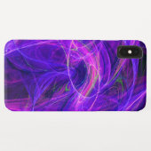 CRAZY PHOTON paars blauw Case-Mate iPhone Case (Achterkant (horizontaal))