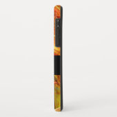 CRAZY PHOTON RED RUBY GEM STONE MONOGRAM Case-Mate iPhone CASE (Achterkant/links)