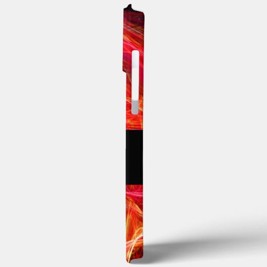 CRAZY PHOTON RED RUBY GEM STONE MONOGRAM Case-Mate iPhone CASE (Achterkant / Links)