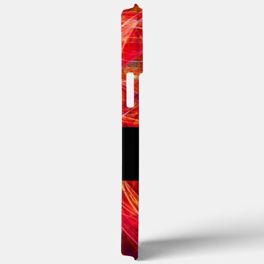 CRAZY PHOTON RED RUBY GEM STONE MONOGRAM Case-Mate iPhone CASE (Achterkant / Rechts)