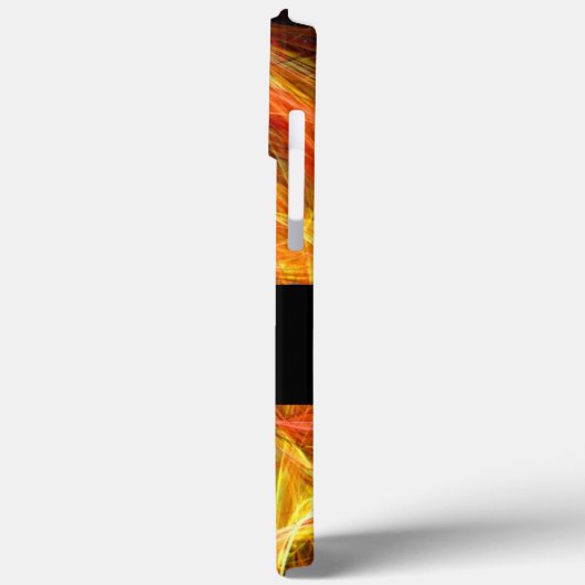 CRAZY PHOTON RED RUBY GEM STONE MONOGRAM Case-Mate iPhone CASE (Achterkant / Links)