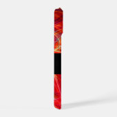 CRAZY PHOTON RED RUBY GEM STONE MONOGRAM iPhone 15 HOESJE (Rechterkant)