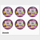 Crazy Piano Dragons zeggen hebben een geweldige da Ronde Sticker (Vel)