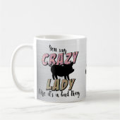 Crazy Pig Lady Koffiemok (Links)