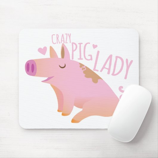 Crazy Pig Lady Muismat (Met muis)