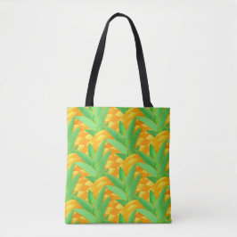 Crazy Pineapple  Sunset Fruit Tropical Tote Bag