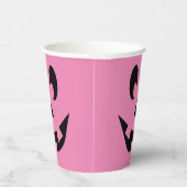 Crazy Pink Jack O'Lantern Papieren Bekers (Rechts)