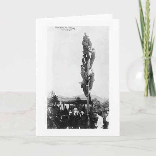 Crazy Pirates Basefall Fans 1909 Kaart (Voorkant)