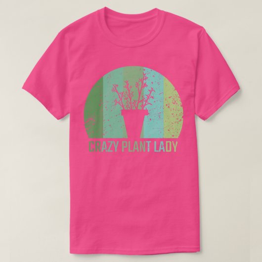 Crazy Plant Lady 2 T-shirt (Design voorkant)