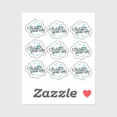 Crazy Plant Lady Blad Krans Sticker Set (Vel)