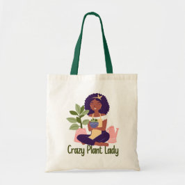Crazy Plant Lady Canvas tas