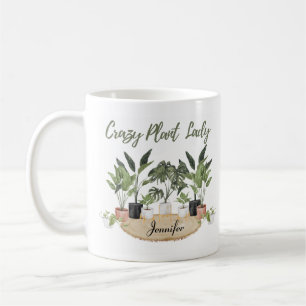 Crazy Plant Lady Coffee Mok