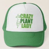 Crazy Plant Lady Cute Green Botanist Trucker Pet (Voorkant)
