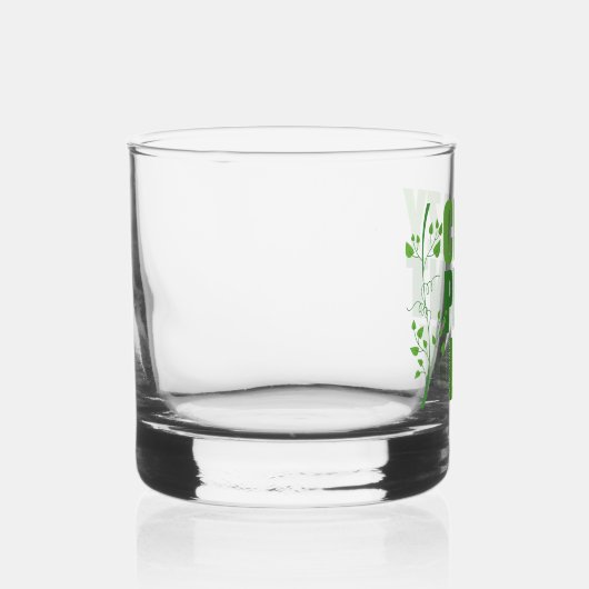 Crazy Plant Lady Cute Green Botanist Whisky Glas (Rechts)