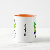 Crazy Plant Lady Funny Cactus Persoonlijk Mok (Midden)