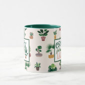 Crazy Plant Lady Funny Coffee Mok (Midden)