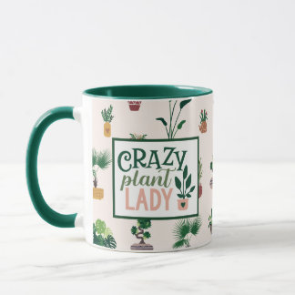 Crazy Plant Lady Funny Coffee Mok