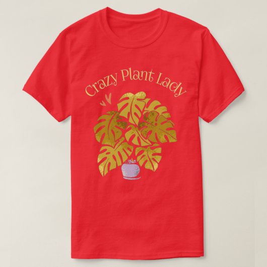 Crazy Plant Lady Gardener Tuinieren Plant Lover Bo T-shirt (Design voorkant)