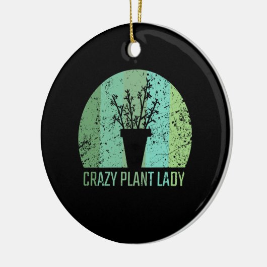 Crazy Plant Lady Gifts Keramisch Ornament (Links)