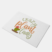 Crazy Plant Lady Great Plant Lover Deurmat (Schuin)