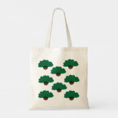 Crazy Plant Lady Green Potted Planten Tote Bag (Achterkant)