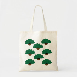 Crazy Plant Lady Groene Potted Planten Tote Bag