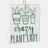 CRAZY PLANT LADY KERAMISCH ORNAMENT (Rechts)
