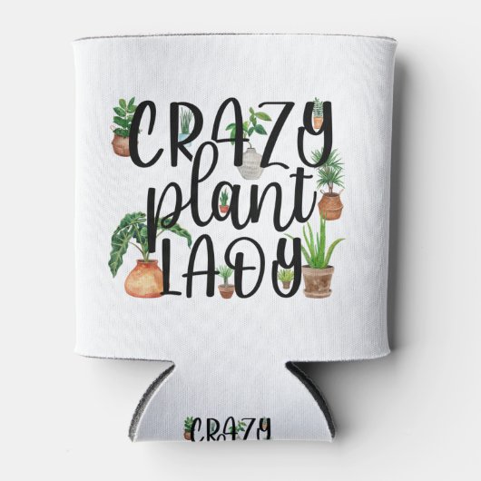 Crazy Plant Lady Koelbox Blikjeskoeler (Voorkant)