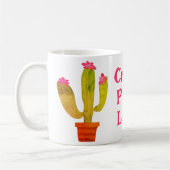 Crazy Plant Lady koffie mok cadeau met leuke cactu (Links)