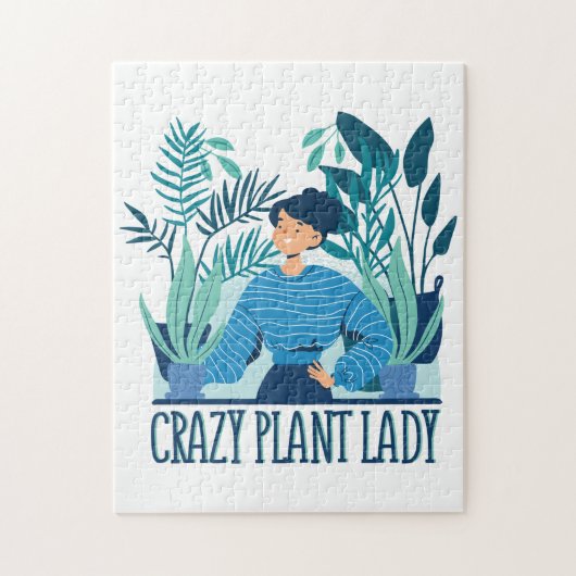Crazy Plant Lady Legpuzzel (Verticaal)