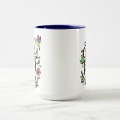 Crazy Plant Lady, met de hand geschreven Mok (Midden)