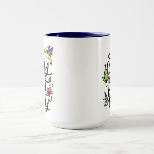 Crazy Plant Lady, met de hand geschreven Mok (Midden)